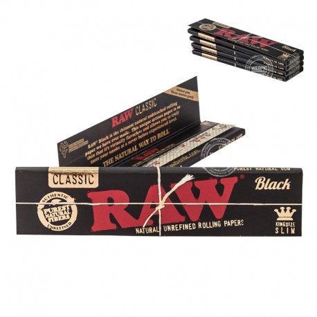 RAW Black Kingsize Slim