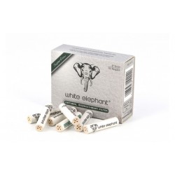 Pijpfilters 9mm white elephant 40 stuks